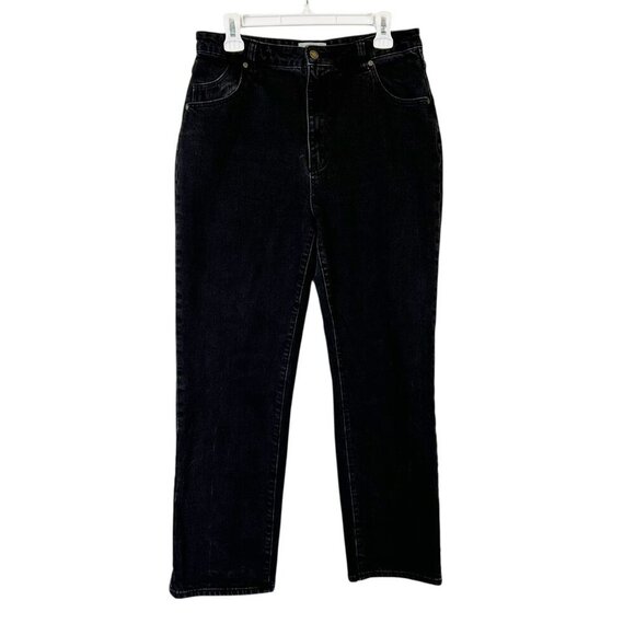 Rolla’s Original High Rise Straight Jeans Womens Size 32 Black - Picture 1 of 11